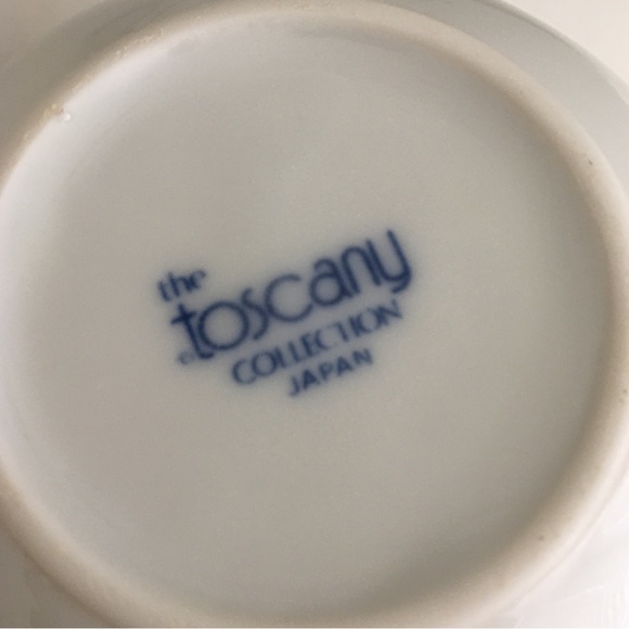 Vintage The Toscany Collection Japan 3 Porcelain Bud Vases Modern 7, 5 and 3 in - Picture 9 of 10